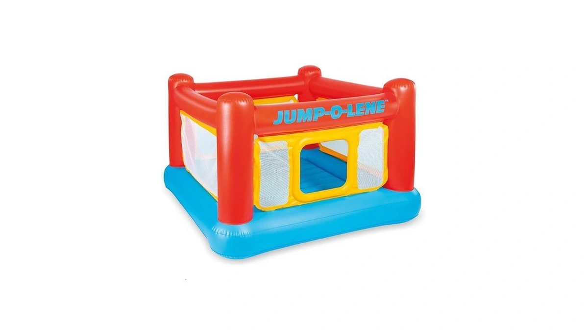 Intex Inflatable Jump-o-lene Trampoline Bounce House With Crawl-thru Door &