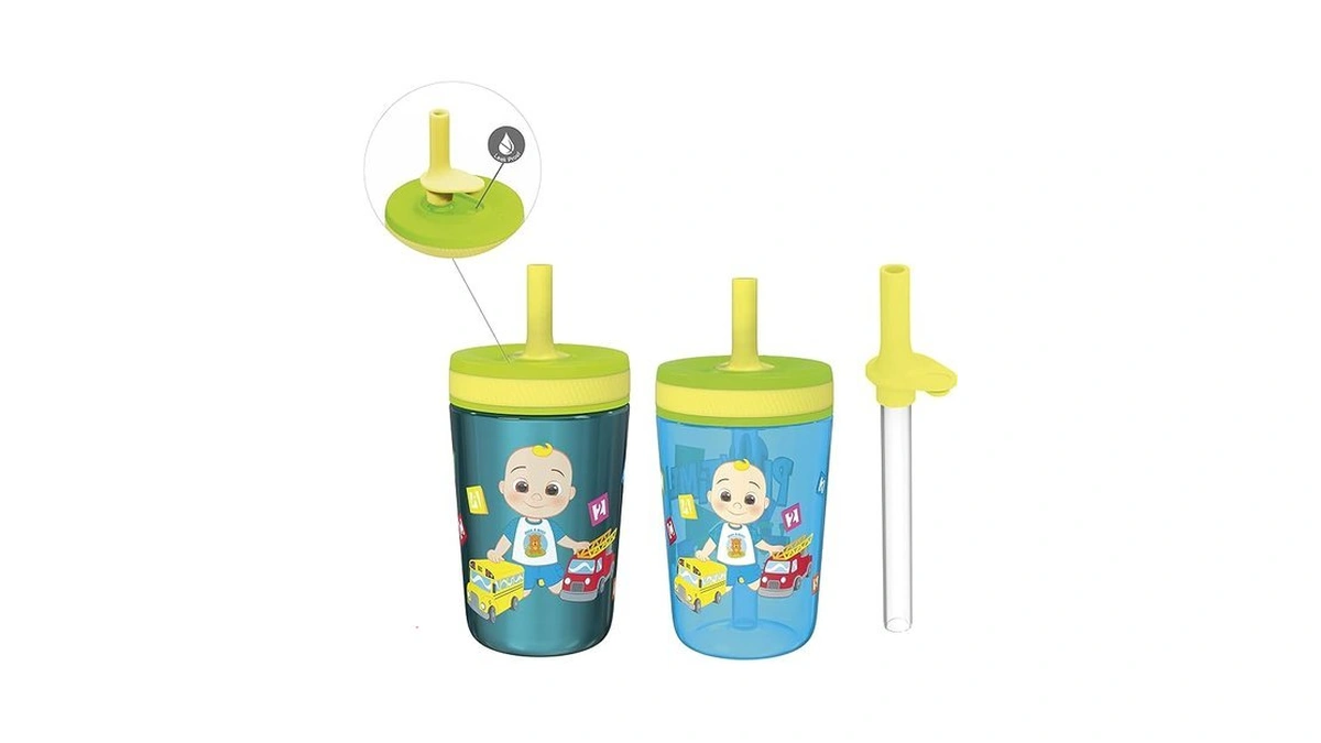 Amazon : Zak Designs Cocomelon Kelso Tumbler Set,