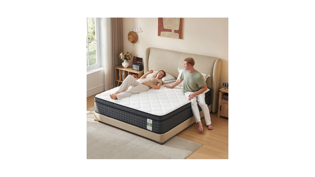 12 Inch Queen Mattress In A Box: Hybrid Queen Size