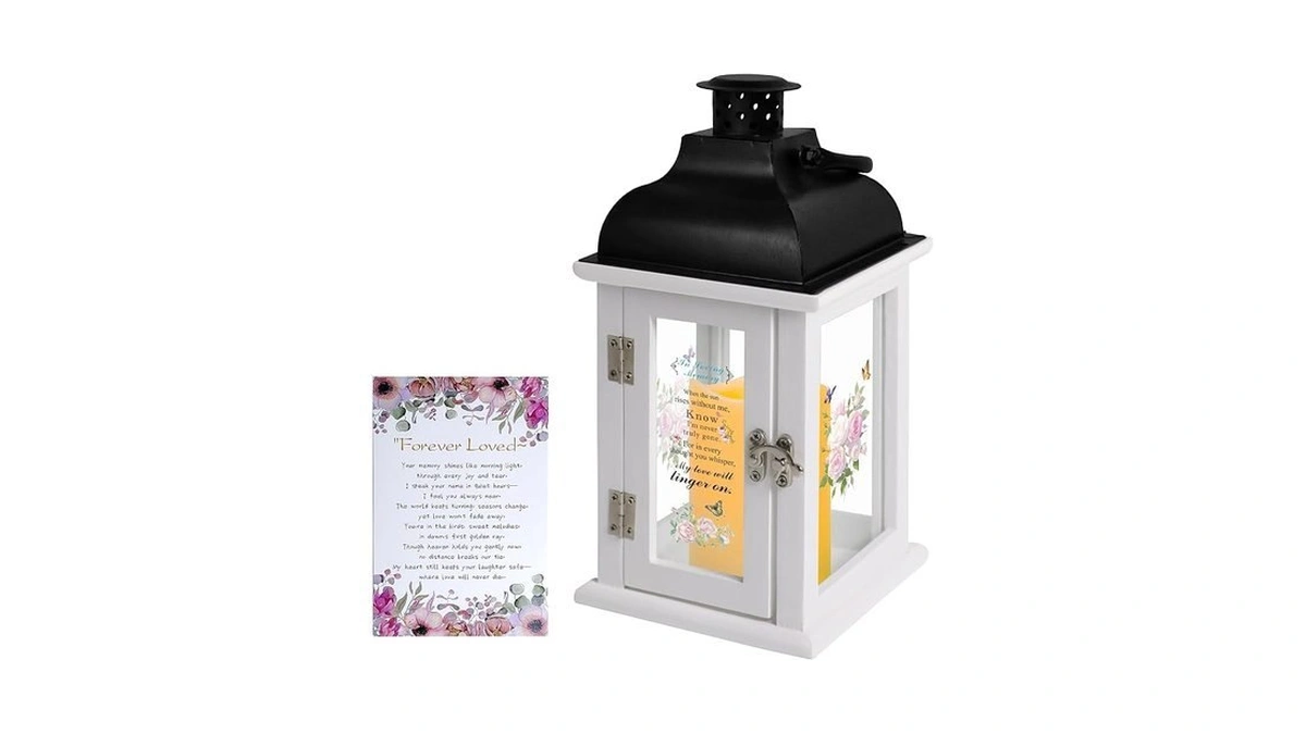 Memorial Lantern Sympathy Gift For Loss Of Loved One -