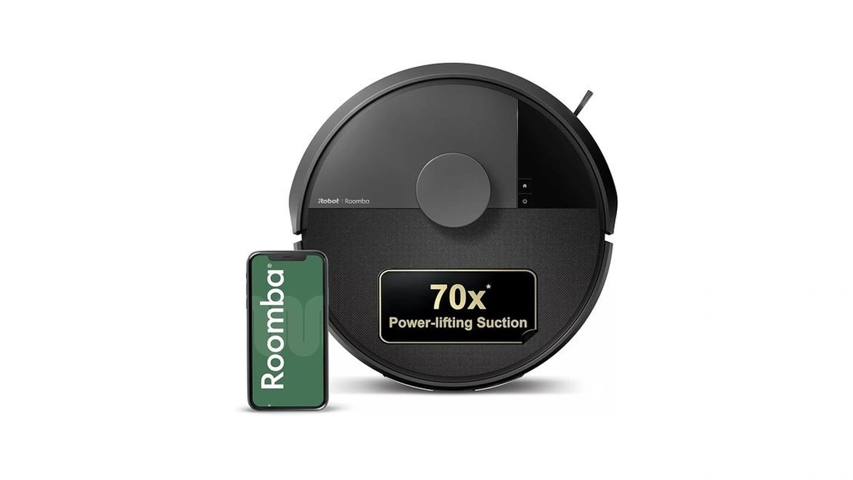 Irobot Roomba 105x Robot Vacuum, Smart Lidar Mapping, 70x Power‑lifting