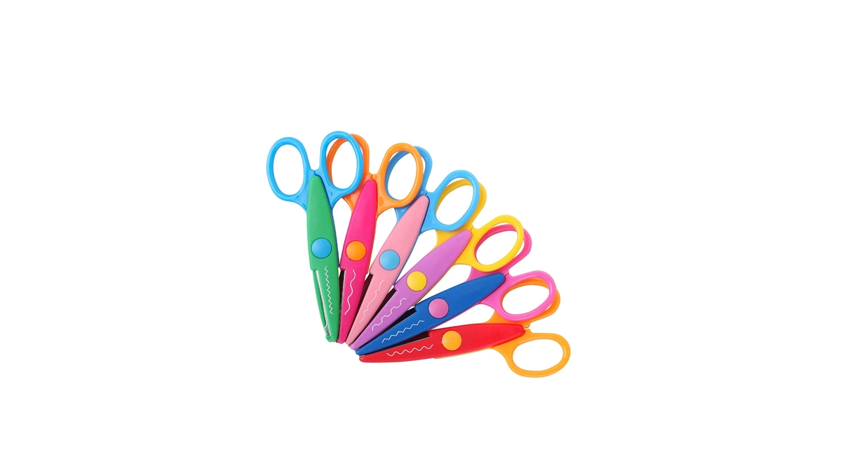 Mr. Pen- Craft Scissors Decorative Edge, 6 Pack, Bright Zig