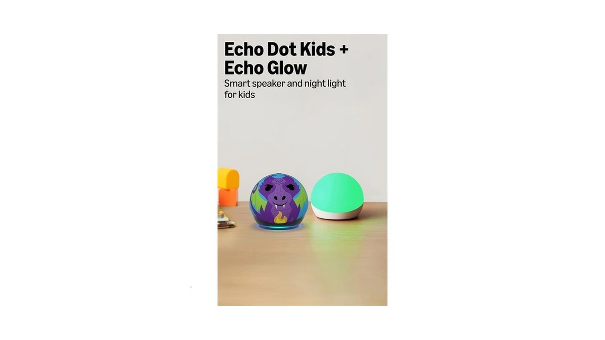 Amazon Echo Dot Kids (newest Model) - Dragon, With Echo