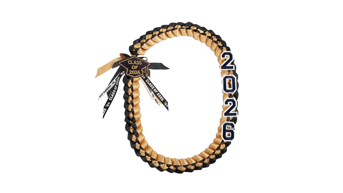 Fomomdi 2026 Graduation Honor Ribbon Leis, Graduation Braided Necklace For