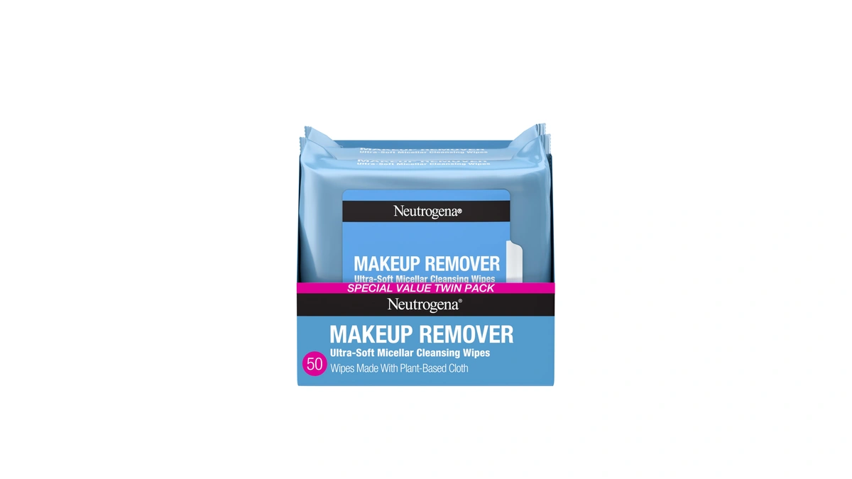 Neutrogena Makeup Remover Micellar Wipes For Face Daily Gently Removes