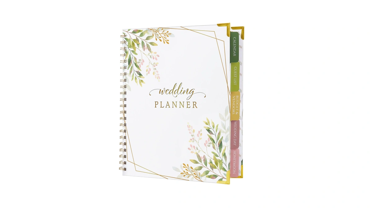 Faaviza Wedding Planner Book And Organizer For Bride - Floral