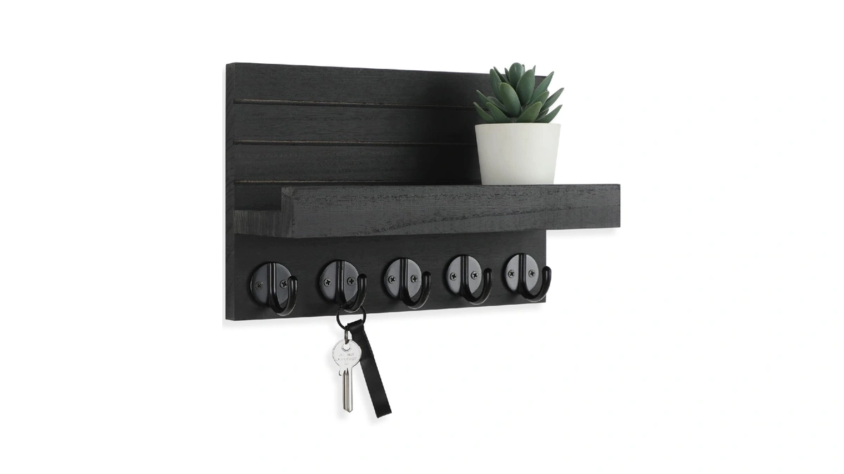 Lwenki Key Holder For Wall, Decorative Key And Mail Holder