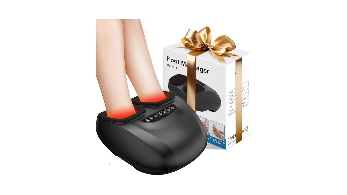 Ehightop Shiatsu Foot Massager Machine With Heat, Deep Kneading Foot