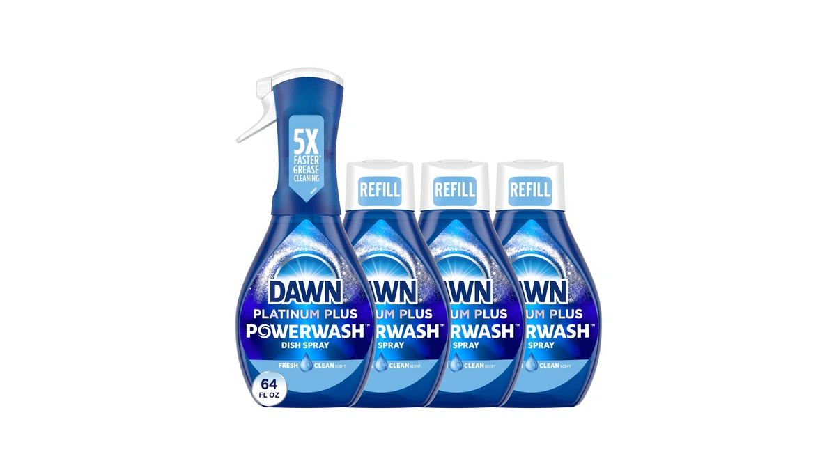 Dawn Powerwash Spray, Dish Soap, Dishwashing Liquid, Fresh, 1 Starter