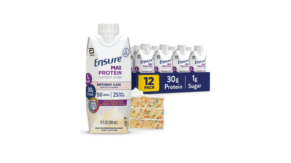 Ensure Max Protein Shake | Birthday Cake | Ready To