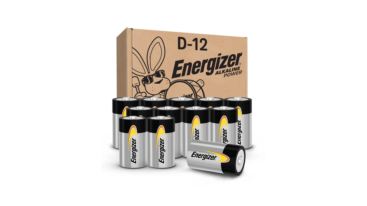 Energizer Alkaline Power D Batteries 12 Count (pack Of 1),