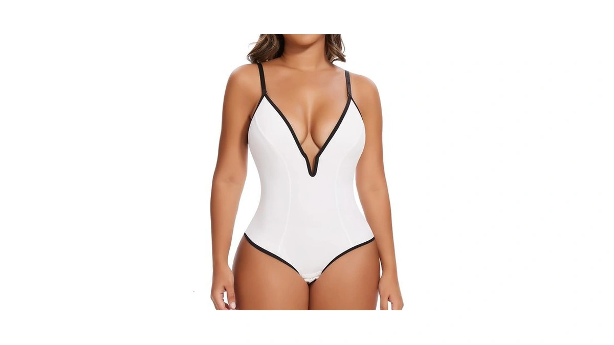 Shaperin Women's Low Back Body Shaper Backless Shapewear Tummy Control