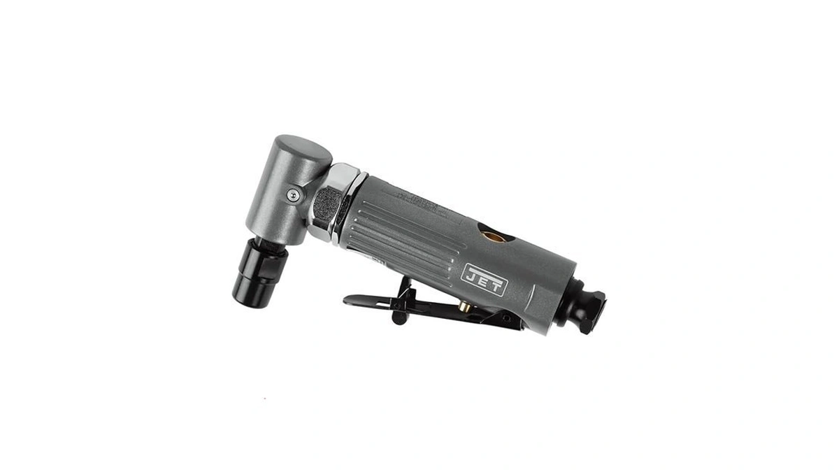 Jet 1/4-inch Pneumatic Right-angle Die Grinder, 22000 Rpm (jat-403), Gray