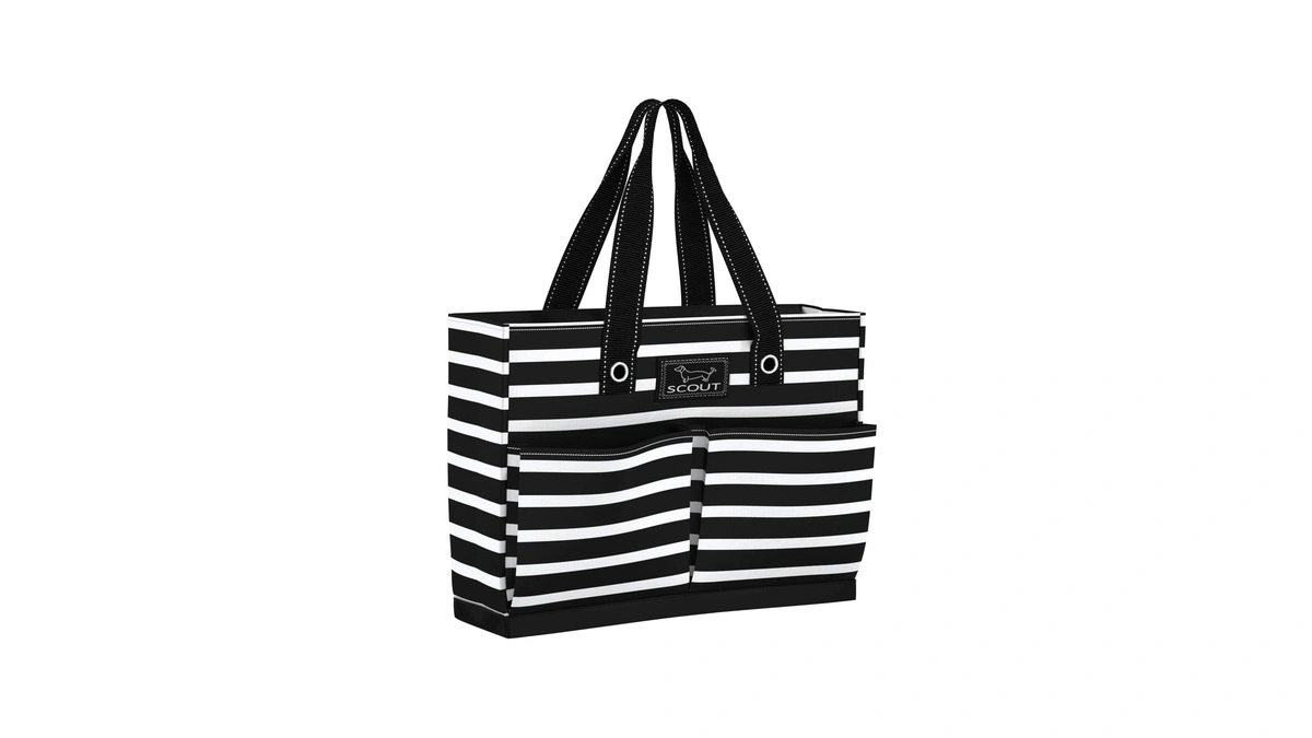 Scout Uptown Girl Multi-pocket Tote Bag, Water Resistant, Zips Closed,