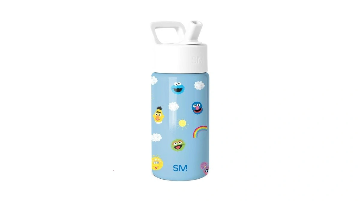 Simple Modern Sesame Street Kids Water Bottle With Straw Lid