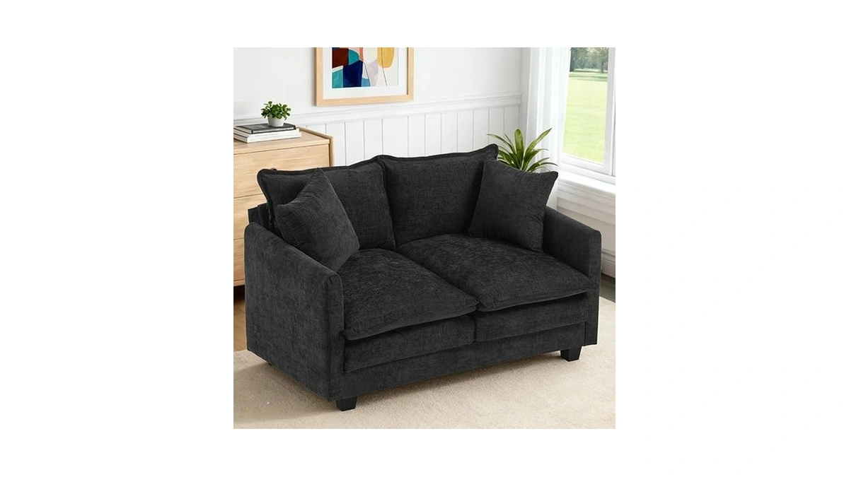 Mudant Loveseat Sofa Cloud Sofa Couch 50'', Modern Loveseats 2