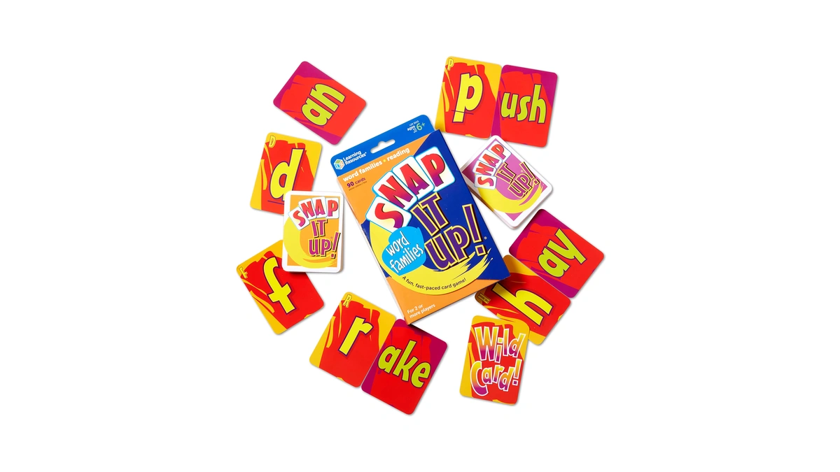 Learning Resources Snap It Up Phonics - Reading Card Game,