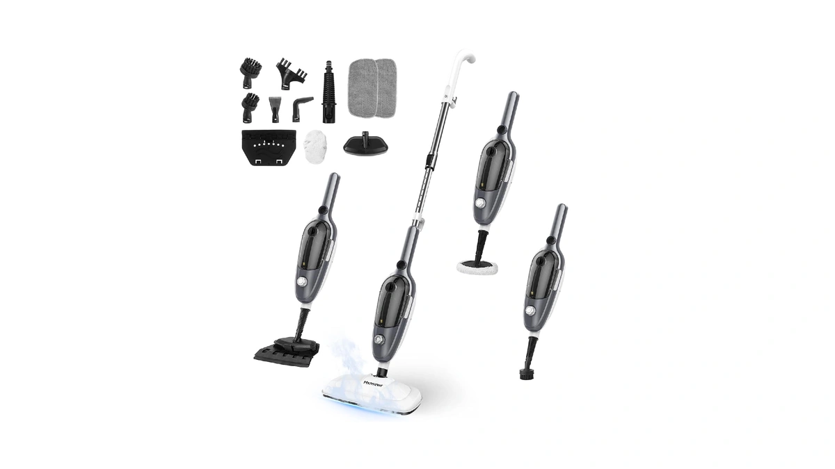Steam Mop - All-in-one Powerful Handheld Steam Cleaner Detachable Floor