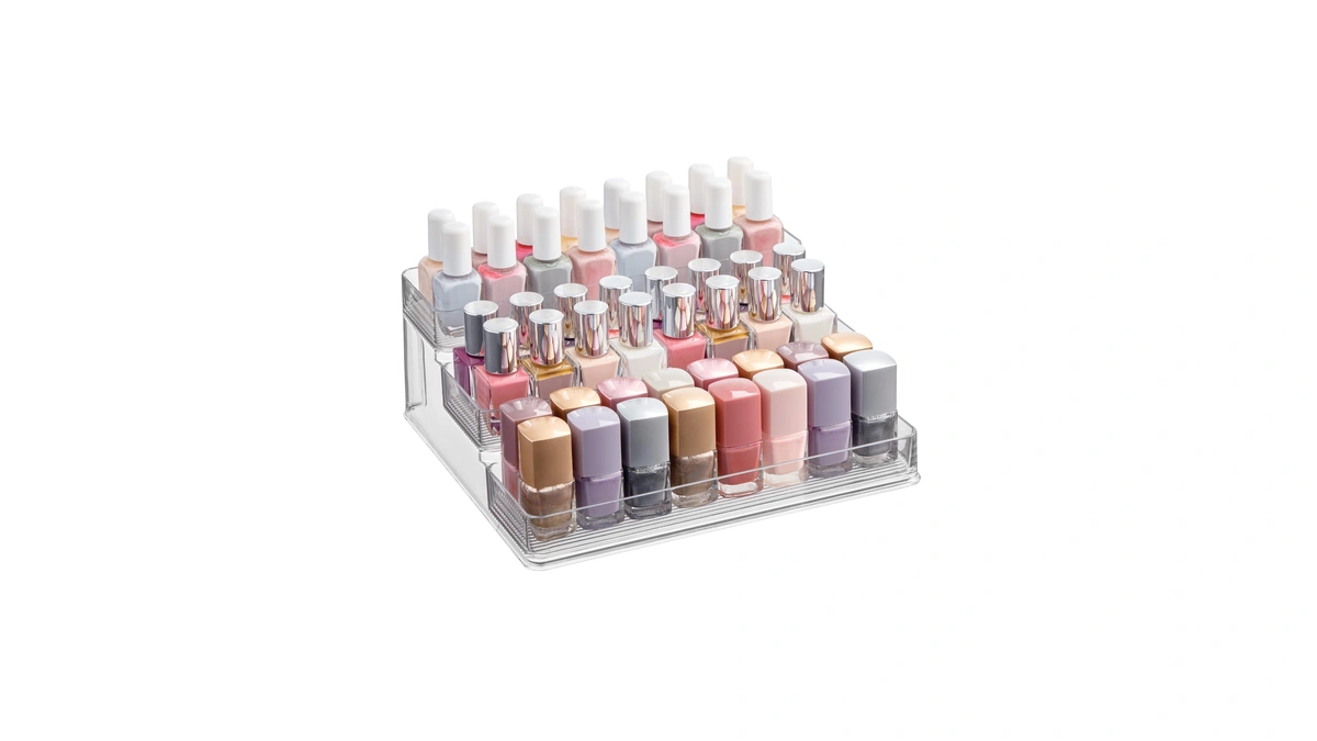 Idesign Nail Polish Organizer, Holds Up To 30 Bottles, Compact