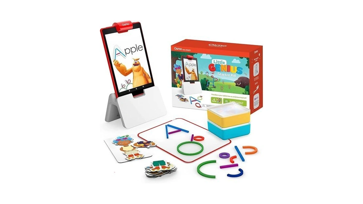 Osmo-little Genius Starter Kit For Fire Tablet-4 Educational Learning Games-preschool