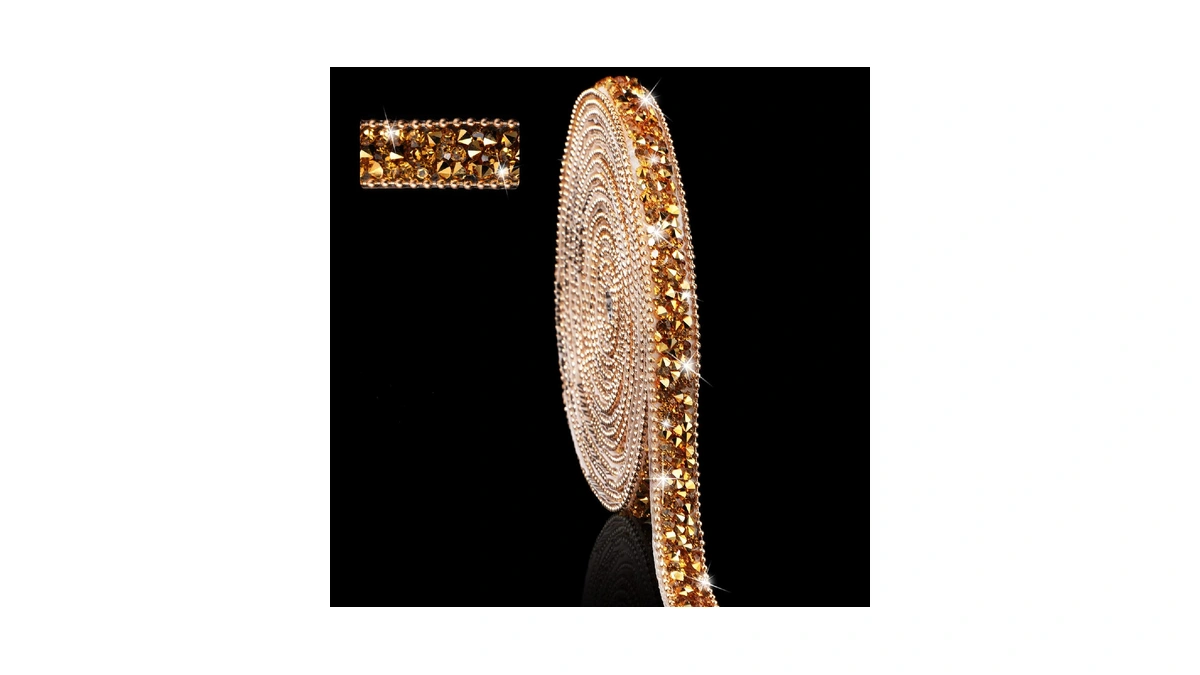 Hicarer Yards Resin Rhinestone Ribbons For Gr...