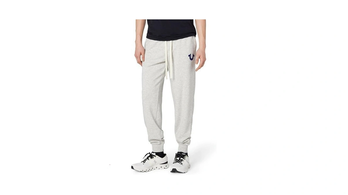 True Religion Men’s Classic Logo Jogger Sweatpants – Soft Men’s