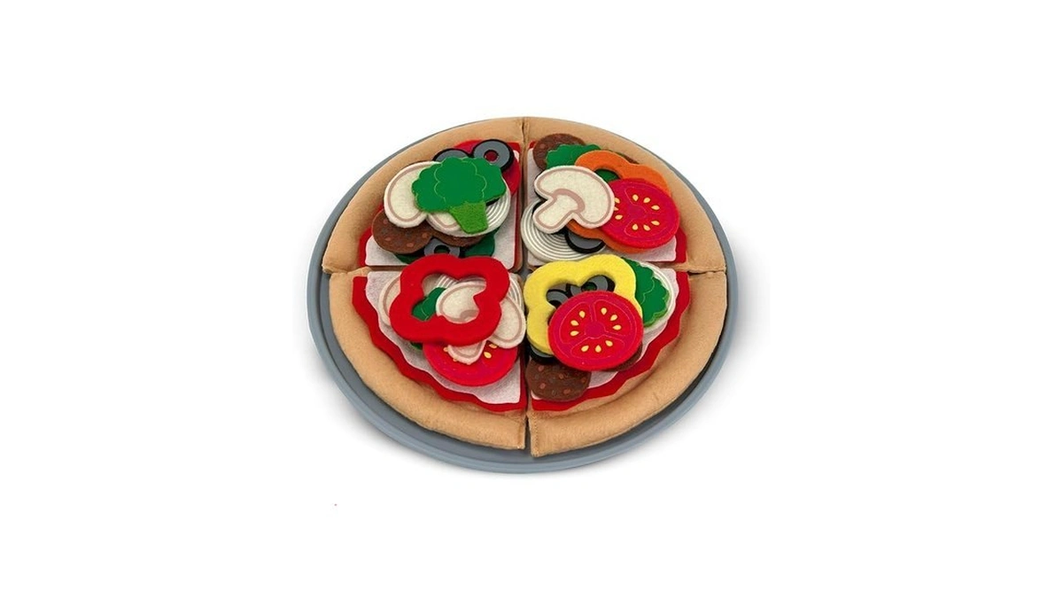 Melissa & Doug Felt Food Mix And Match Pizza Play