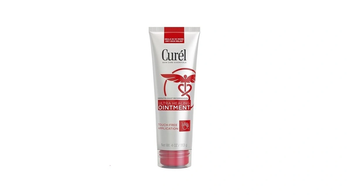 Curel Ultra Healing Ointment, Healing Ointment With Touch Free Applicator,