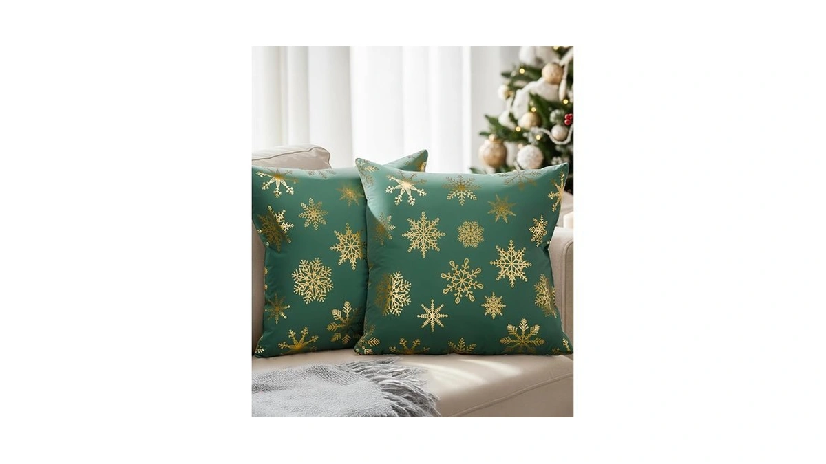 Christmas Pillowcases 18x18 - Christmas Pillow Covers Set Of 2