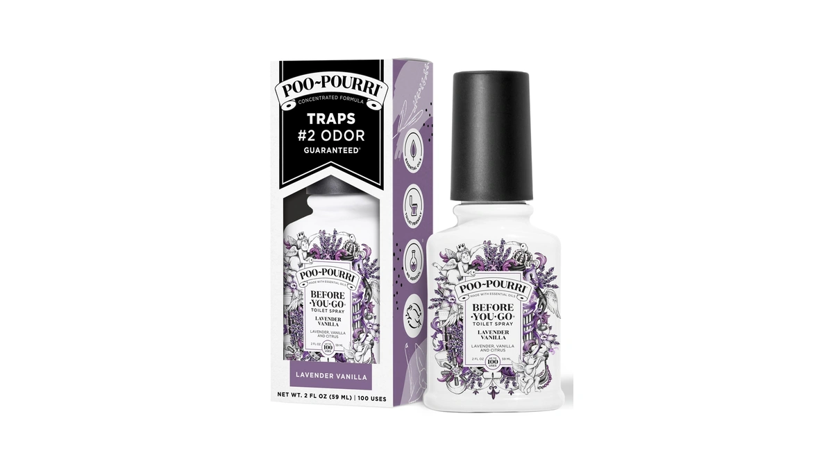 Poo~pourri Lavender Vanilla, Lavender + Vanilla + Citrus, Before-you-go Toilet
