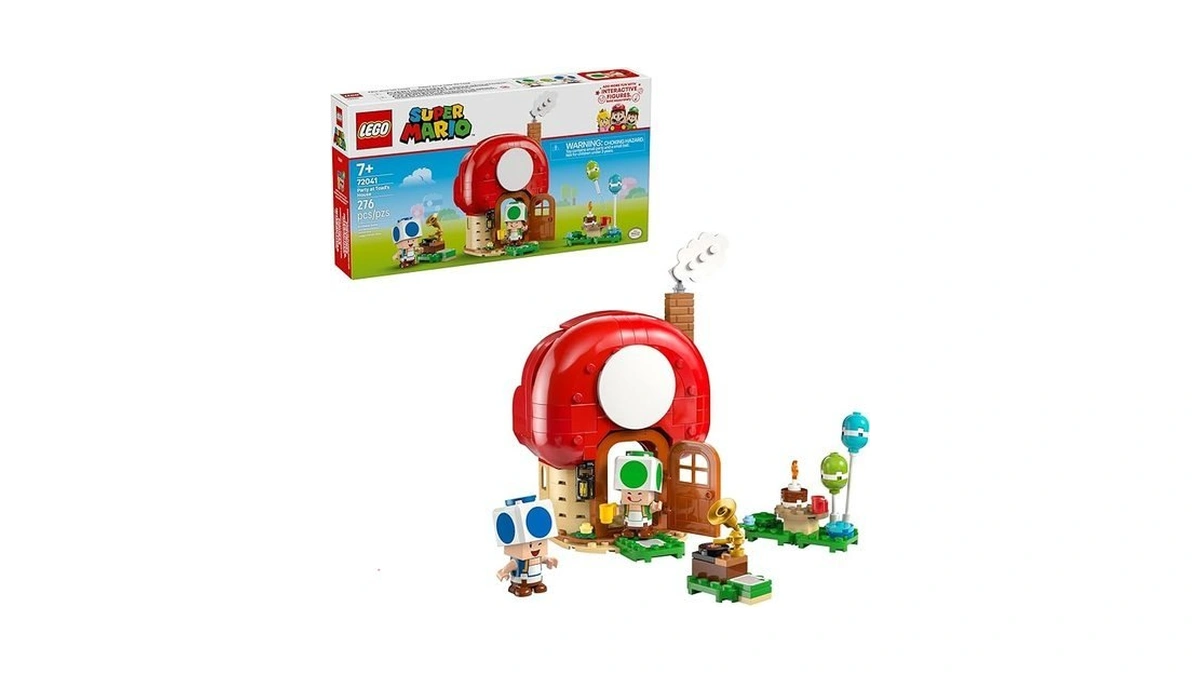 Lego Super Mario Party At Toad’s House Building Toy -