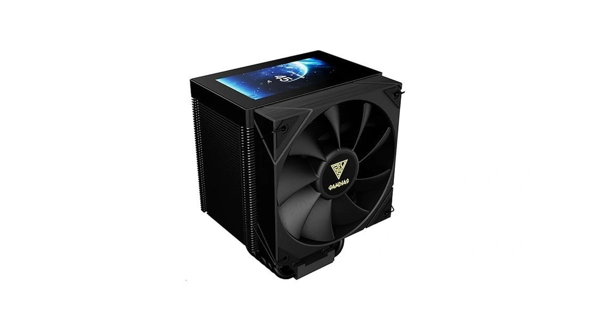 Gamdias Boreas M2-61l Cpu Air Cooler, 4.3'' Ips Lcd Display