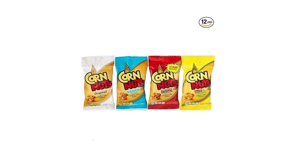 Corn Nuts Variety Pack, Crunchy Corn Kernels, Snack Box, Individual