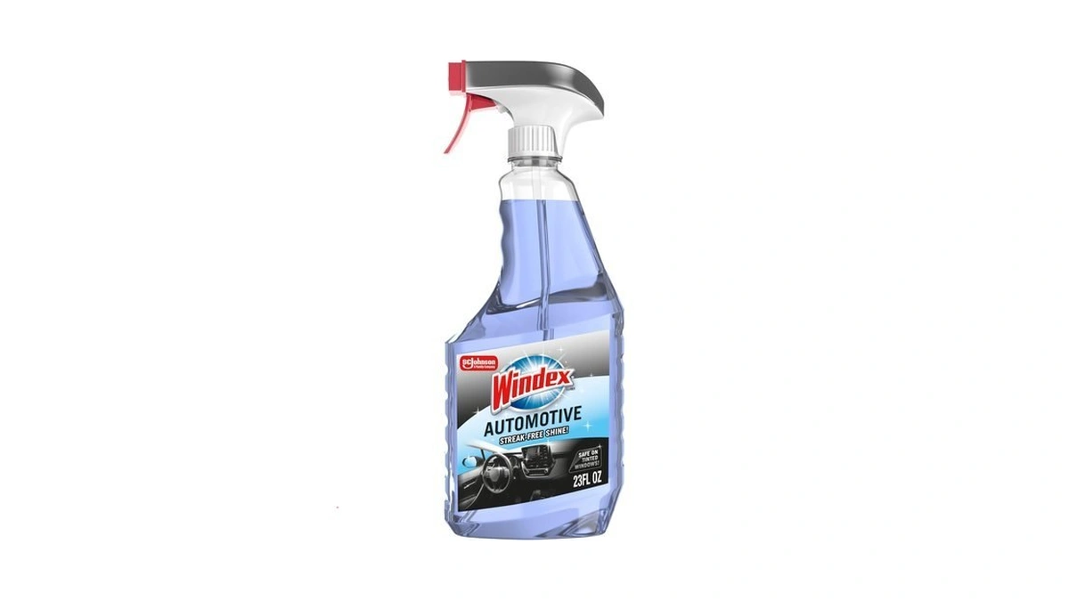 Windex Automotive Car Window And Glass Cleaner, Streak-free Shine For