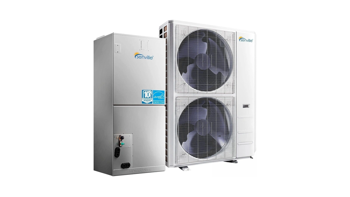 Senville 5 Ton Central Air Conditioner Heat Pump Split System,