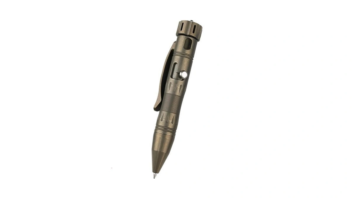 Mecarmy Tpx10 Mini Titanium Bolt Action Tactical Pen With Replaceable