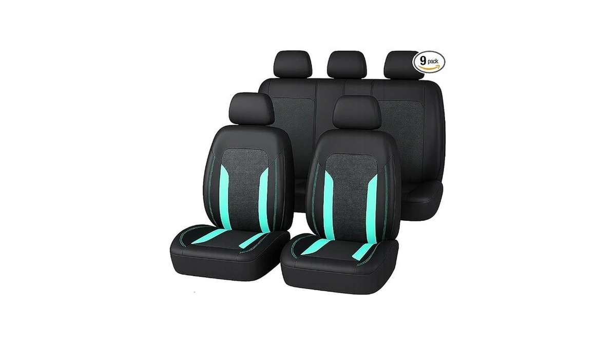 Ywdiml Car Seat Cover Full Set, Breathable Split Anti-slip Vehicle