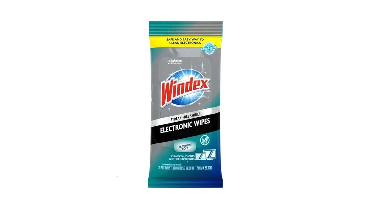 Windex Electronic Cleaning Wipes, Pre-moistened Screen Wipes For Tvs, Phones,