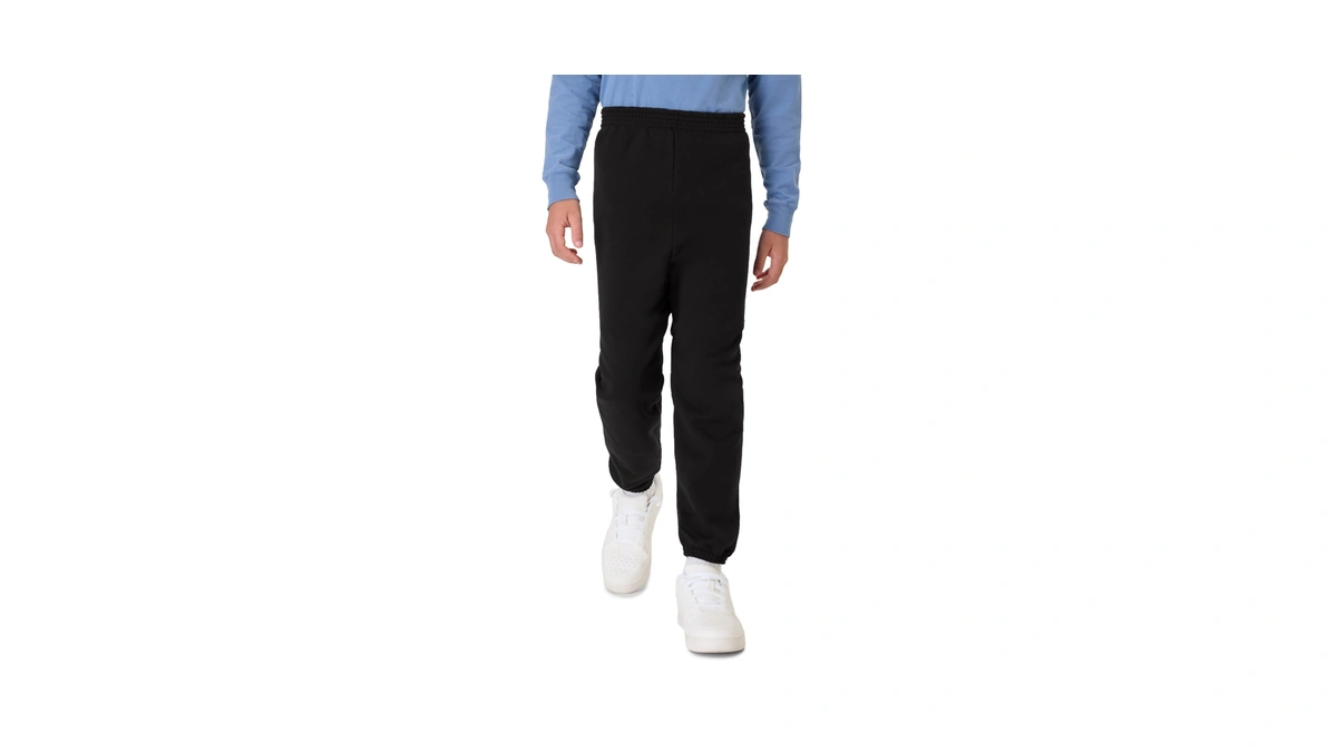 Hanes Boys' Little Eco Smart Pant, Black, X Small