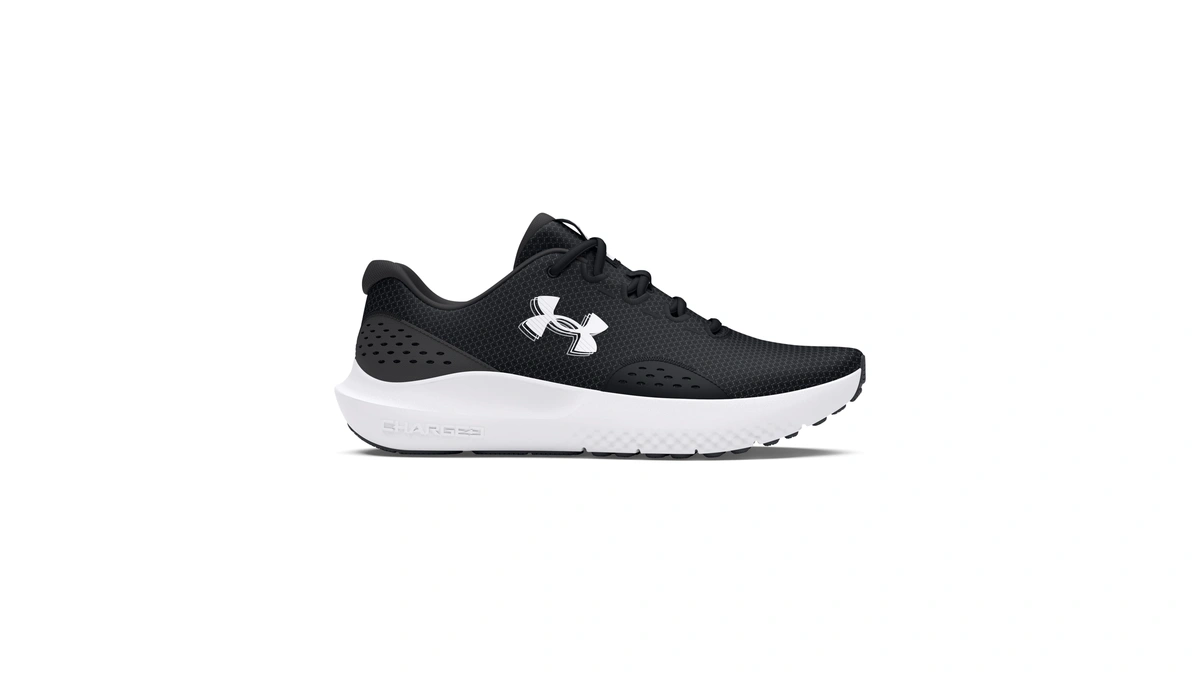 Under Armour Men's Charged Surge 4, (001) Black/anthracite/white, 9.5, Us