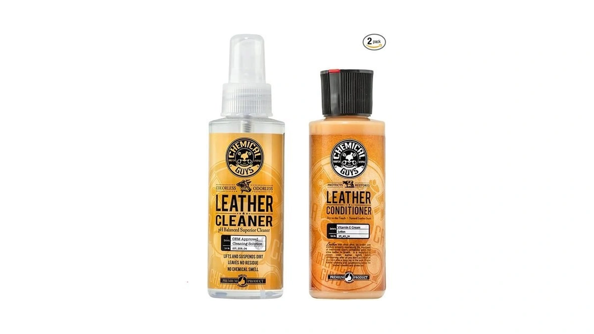 Chemical Guys Leather Cleaner And Conditioner Kit - 2 Bottles