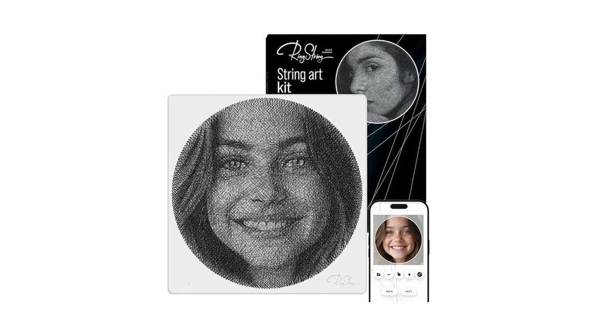 Ringstring Art Kit For String Art Creation From Any Photo