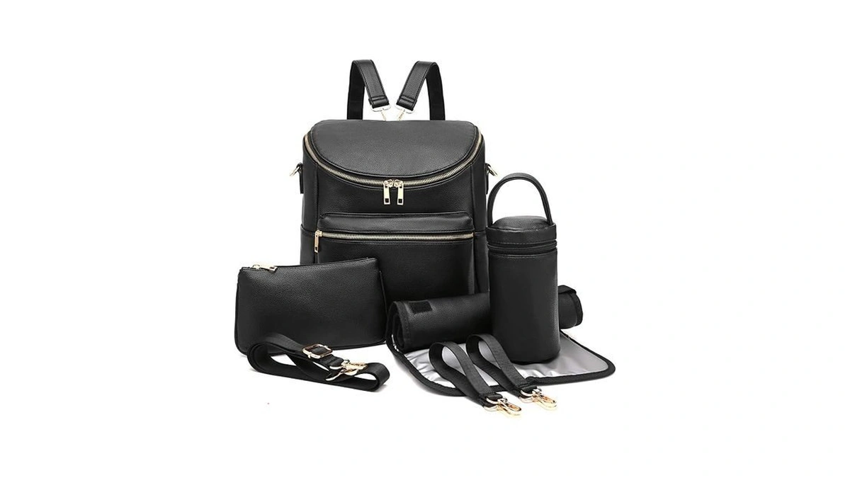 I Ihayner Diaper Bag Backpack Leather Backpack For Women Travel