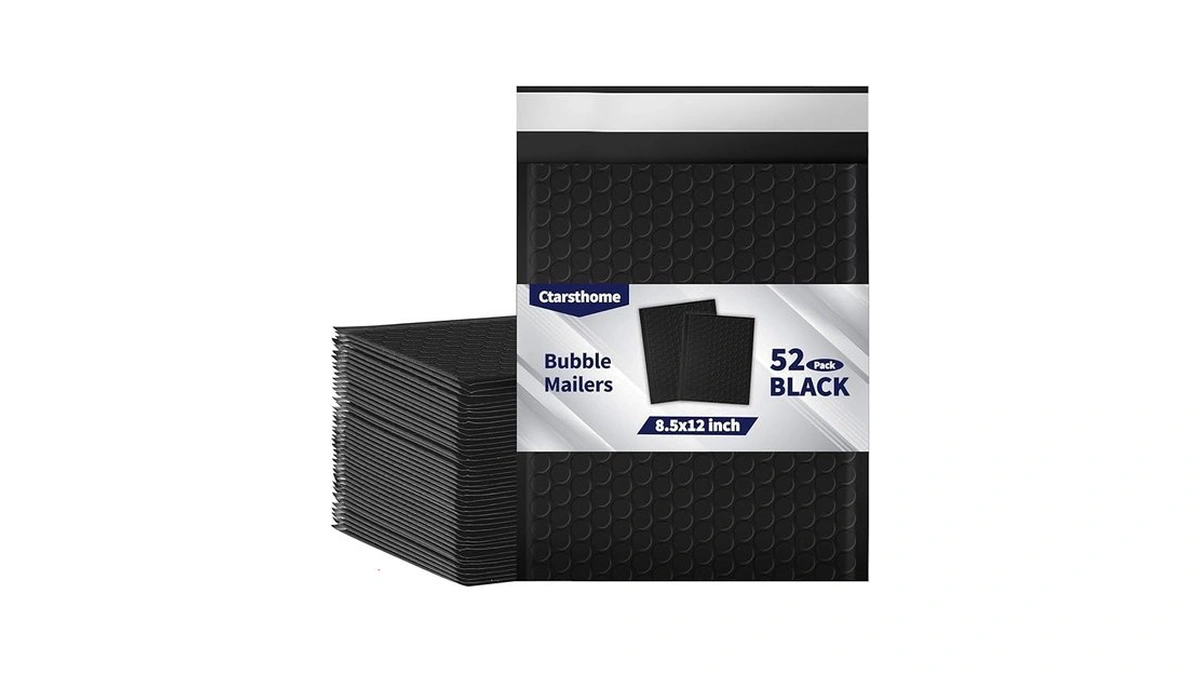 52 Pack Bubble Mailers 8.5x12inch Padded Envelopes Thin Mailing Envelopes