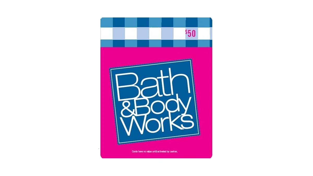 Bath & Body Works Physical Gift Card - $50