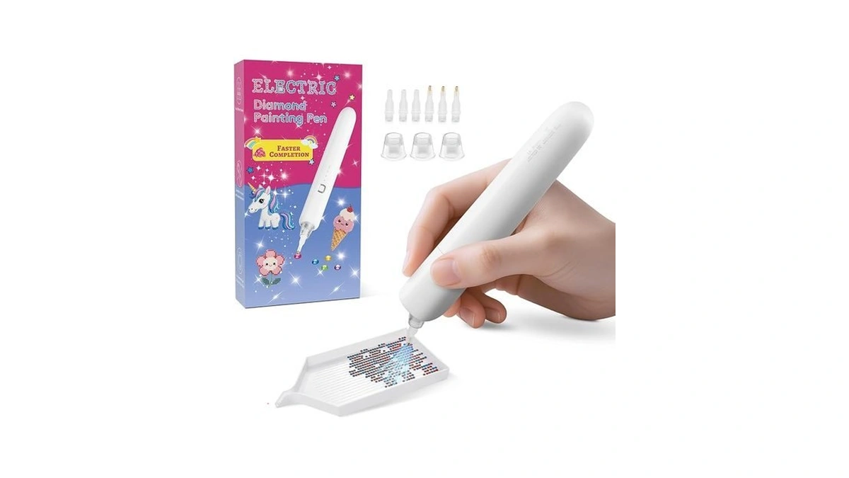 Electric Diamond Painting Pens White