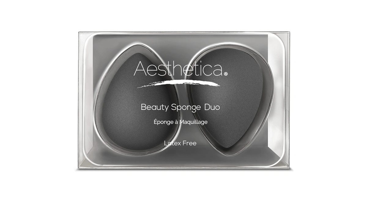 Aesthetica Cosmetics Beauty Sponge Blender - Latex Free And Vegan