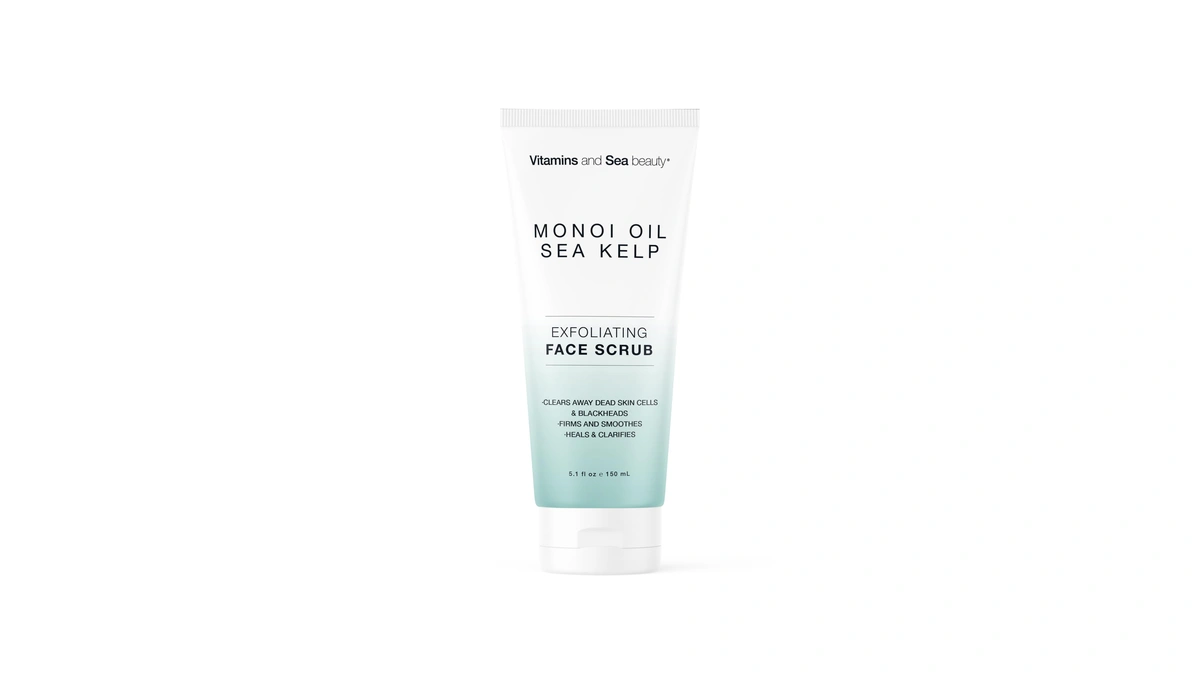 Exfoliating Face Scrub With Monoi Oil & Sea Kelp –