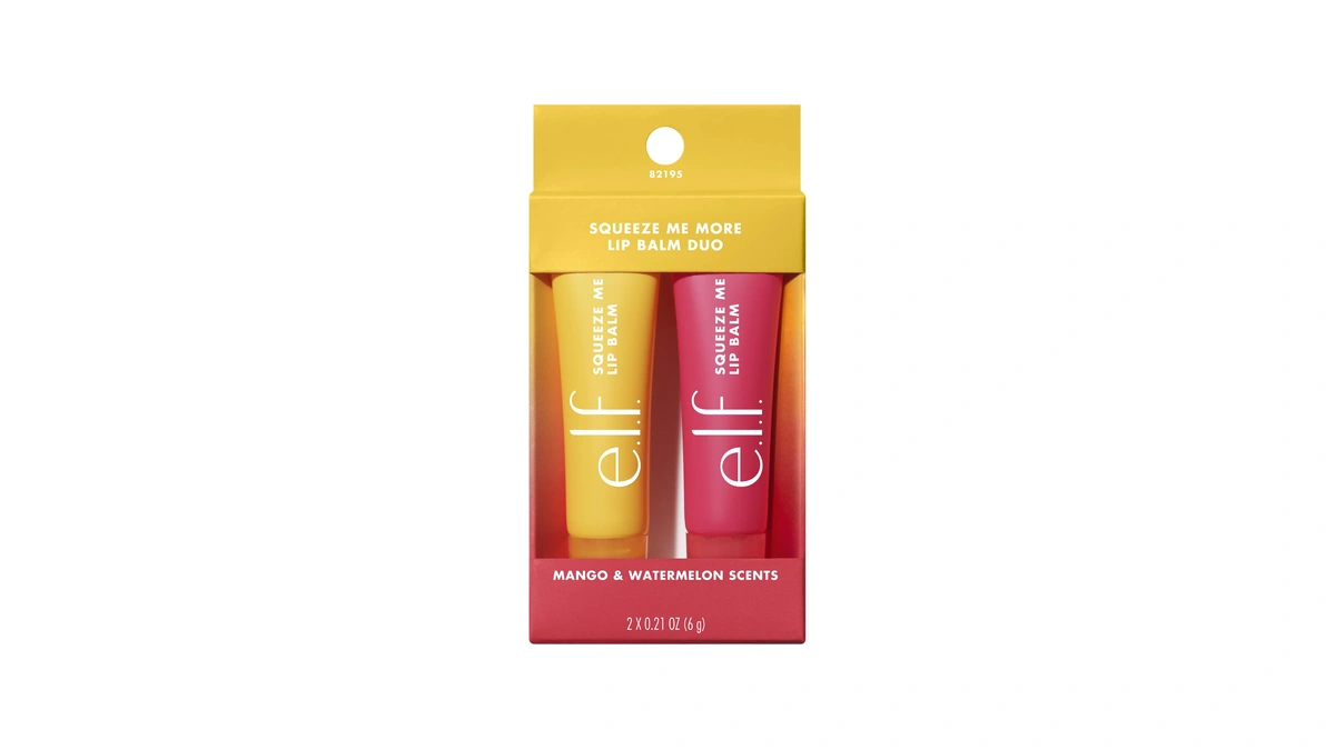 E.l.f. Squeeze Me More Lip Balm Duo, Moisturizing Balm For