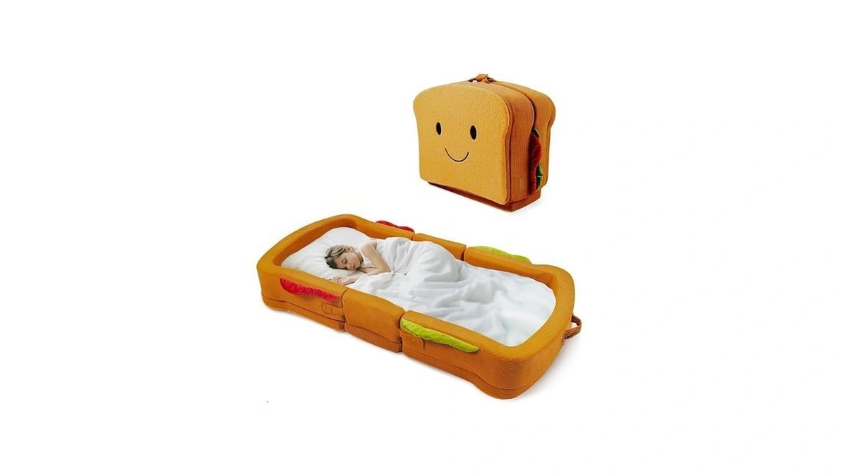 Liftoza Toddler Travel Bed Sandwich Style - Portable Toddlers Floor